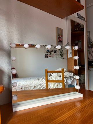 Espejo tocador LED blanco