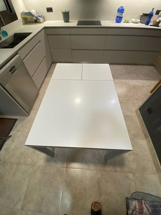 Mesa cocina 80x80 cm blanca
