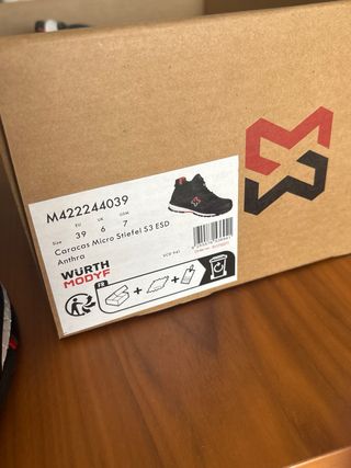 Zapatos seguridad Würth Modyf - Talla 39 NUEVOS