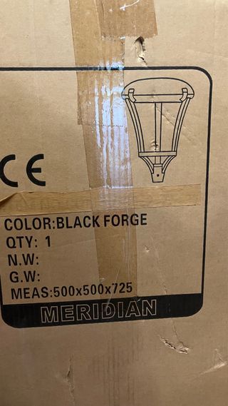 Farola exterior Ledson negra