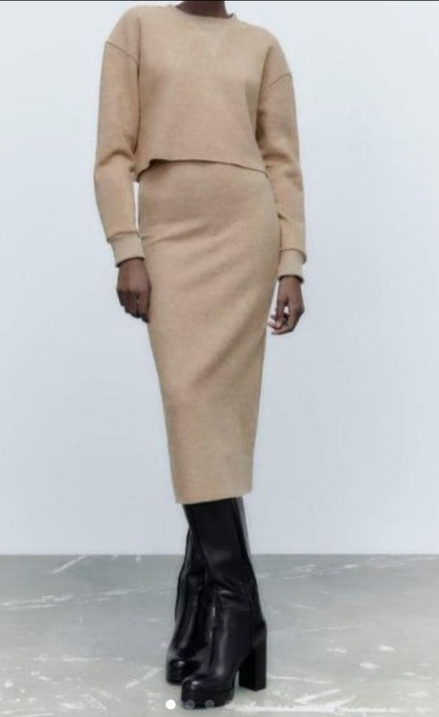 Conjunto Jersey y falda Zara