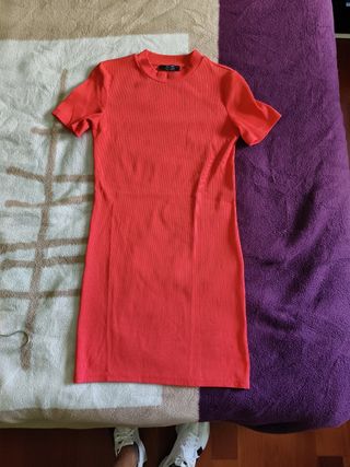 Vestido tubo naranja