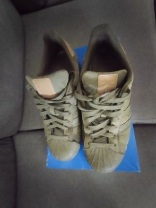 Zapatillas Adidas Superstar Verde Oliva