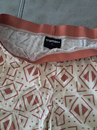 Pijama verano mujer - naranja beige