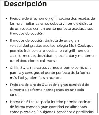 Freidora Cecotec con horno y grill
