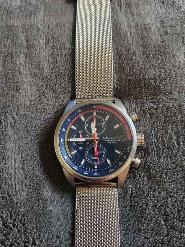 Reloj Viceroy Cronografo - Azul Plata