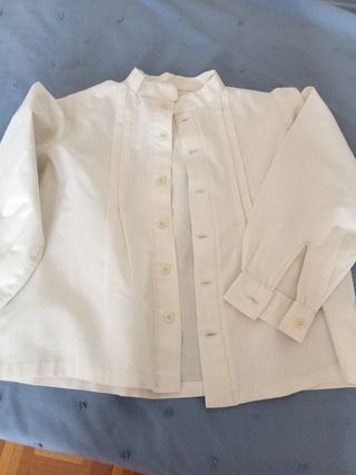 Camisa blanca niño 4 años