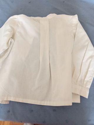 Camisa blanca niño 4 años