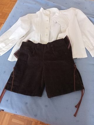 Camisa blanca niño 4 años