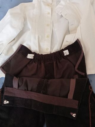 Camisa blanca niño 4 años