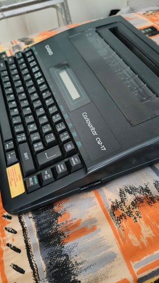 Casiowriter CW-17: Máquina escribir