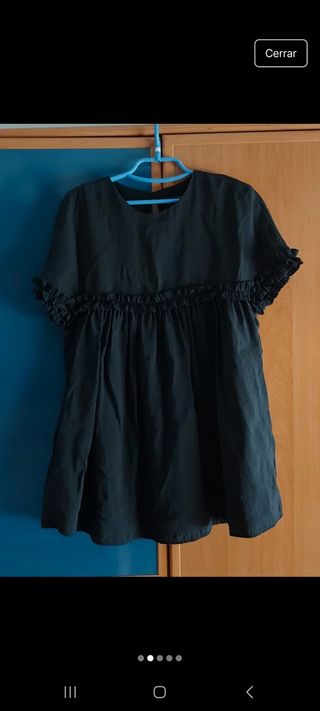 Vestido negro Zara - Talla S