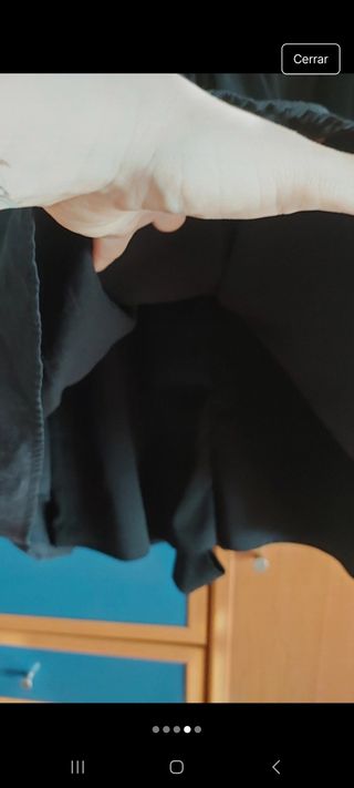 Vestido negro Zara - Talla S