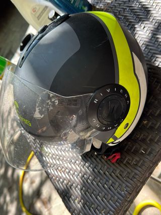 Casco moto Caberg XS nero-giallo usato