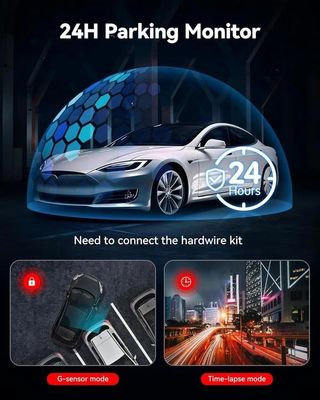 DashCam 2 in 1 4K/2.5K Full HD Wi-Fi GPS 64 gb