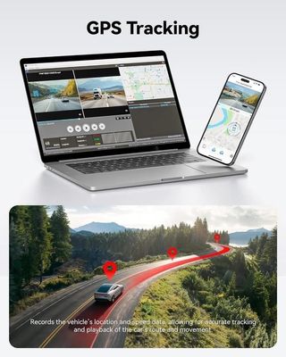 DashCam 2 in 1 4K/2.5K Full HD Wi-Fi GPS 64 gb