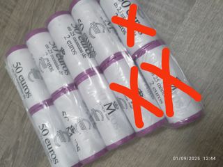 7 Rollos monedas de 2€ de España 2025 Salamanca 
