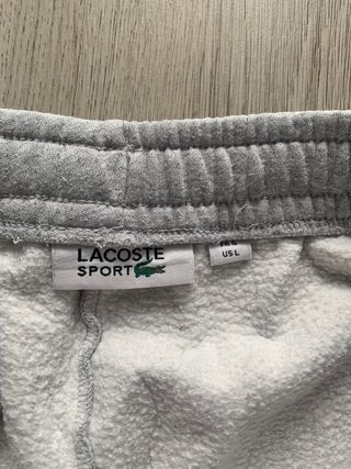 Shorts Lacoste gris talla L