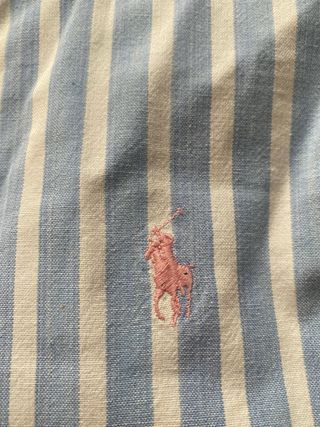 Camisa Ralph Lauren rayas azul-blanca L