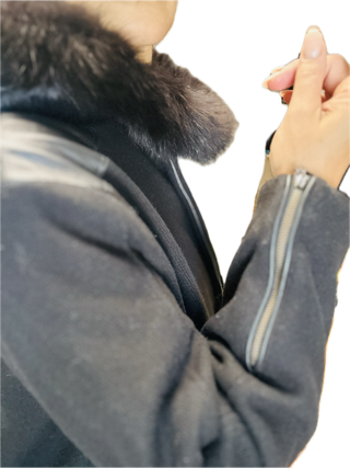 Abrigo Elena Miró For Me - Lana, capucha