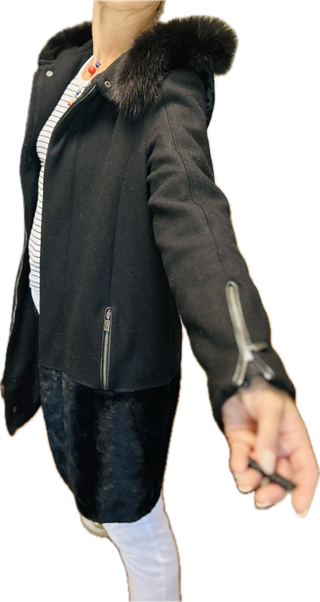 Abrigo Elena Miró For Me - Lana, capucha