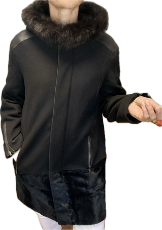 Abrigo Elena Miró For Me - Lana, capucha