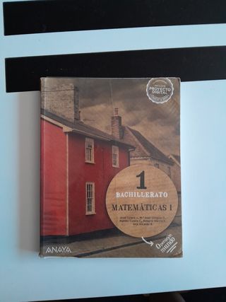 Libro Matemáticas I Anaya 1° bachillerato 