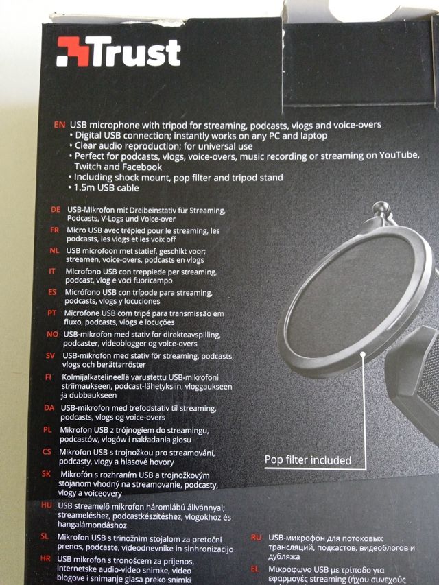 Micrófono USB Mantis Trust