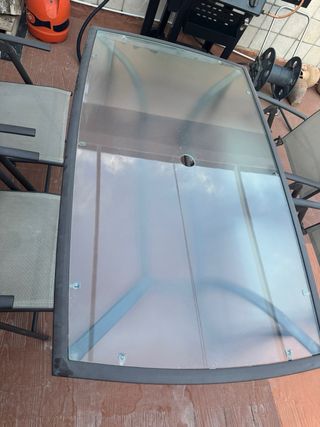 Mesa jardín + 4 sillas - Exterior