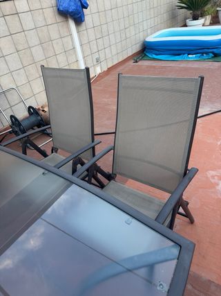 Mesa jardín + 4 sillas - Exterior