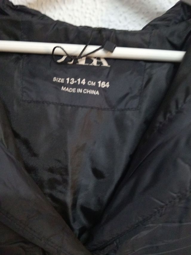 Chaleco acolchado negro niña 13-14