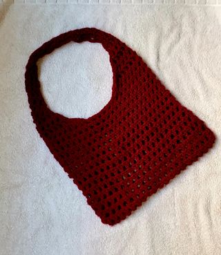 Bolso crochet rojo