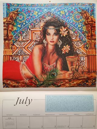 Calendario Diosas - Edición antigua