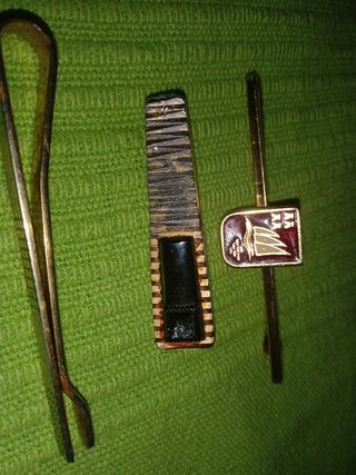 Pack 3 Pines Corbatas Dorados