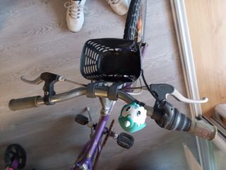 Bicicleta niña 20" púrpura, con marchas