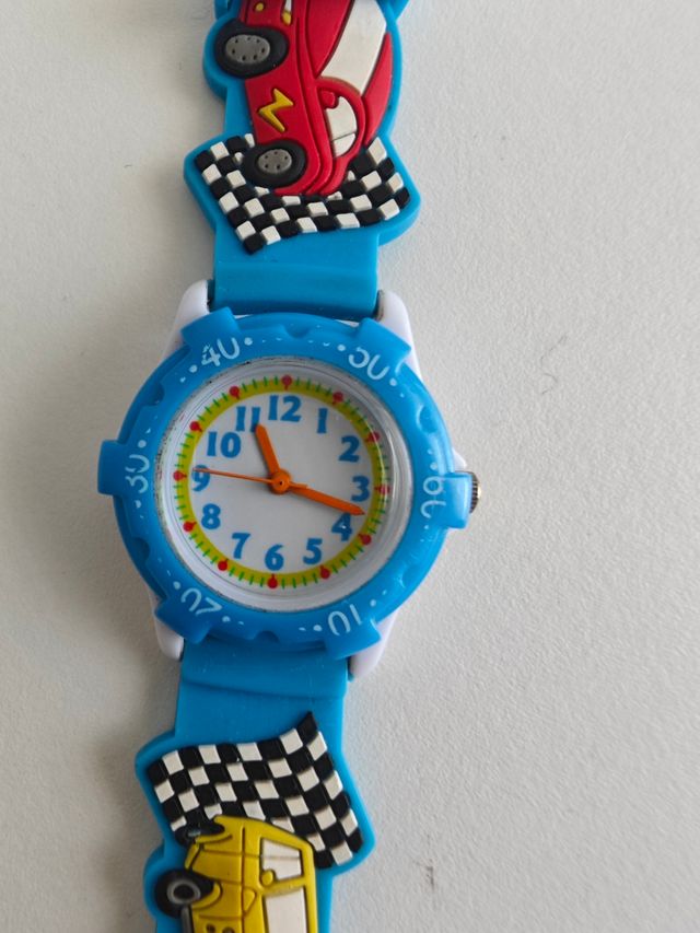 Reloj niños - Coche carreras