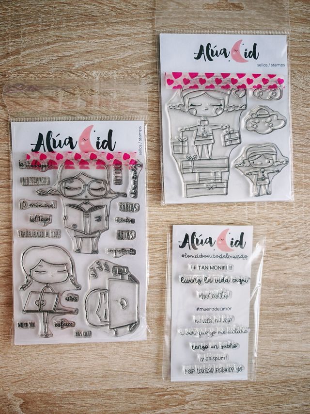 Sellos transparentes Alúa Cid