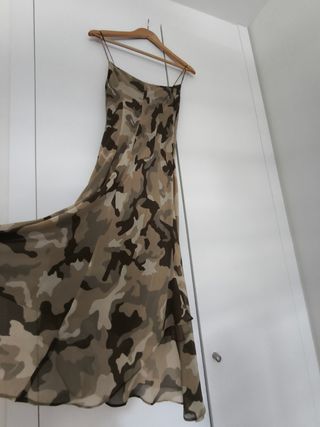 Vestido Zara militar