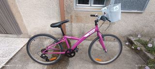 Bicicleta niña btwin 1,60m - cesta