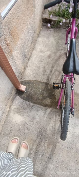 Bicicleta niña btwin 1,60m - cesta