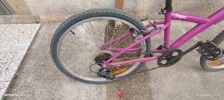 Bicicleta niña btwin 1,60m - cesta