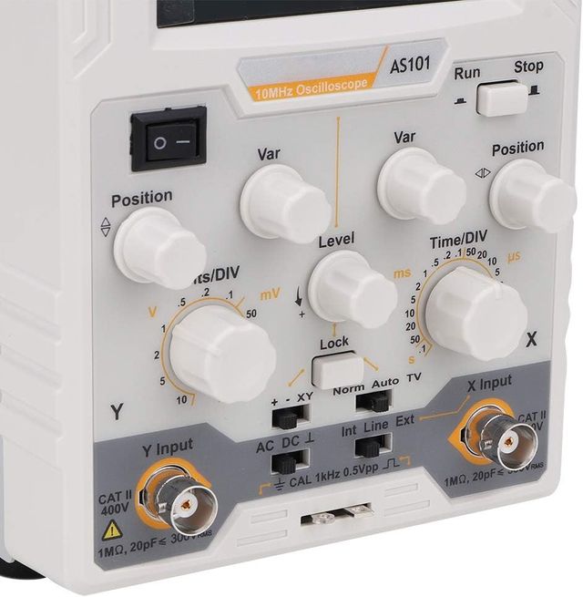 Oscilloscopio analogico display lcd 3,7" 0-10 MHz