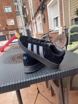 Zapatillas Adidas Campus - Negras/Azules

