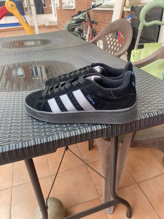Zapatillas Adidas Campus - Negras/Azules
