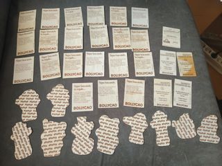 Ocasion lote de 36 cromos bollycao donuts años 80