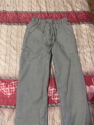 Pantaloni cucina bianco-neri 