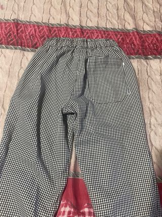 Pantaloni cucina bianco-neri 