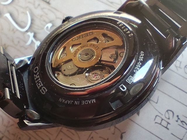 Seiko Presage Automático "Black Velvet"