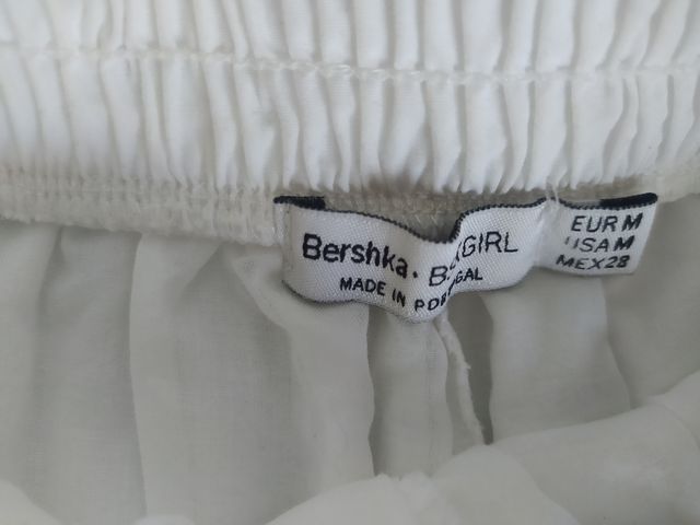 Shorts blancos bordados - nuevos