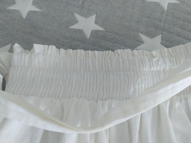 Shorts blancos bordados - nuevos